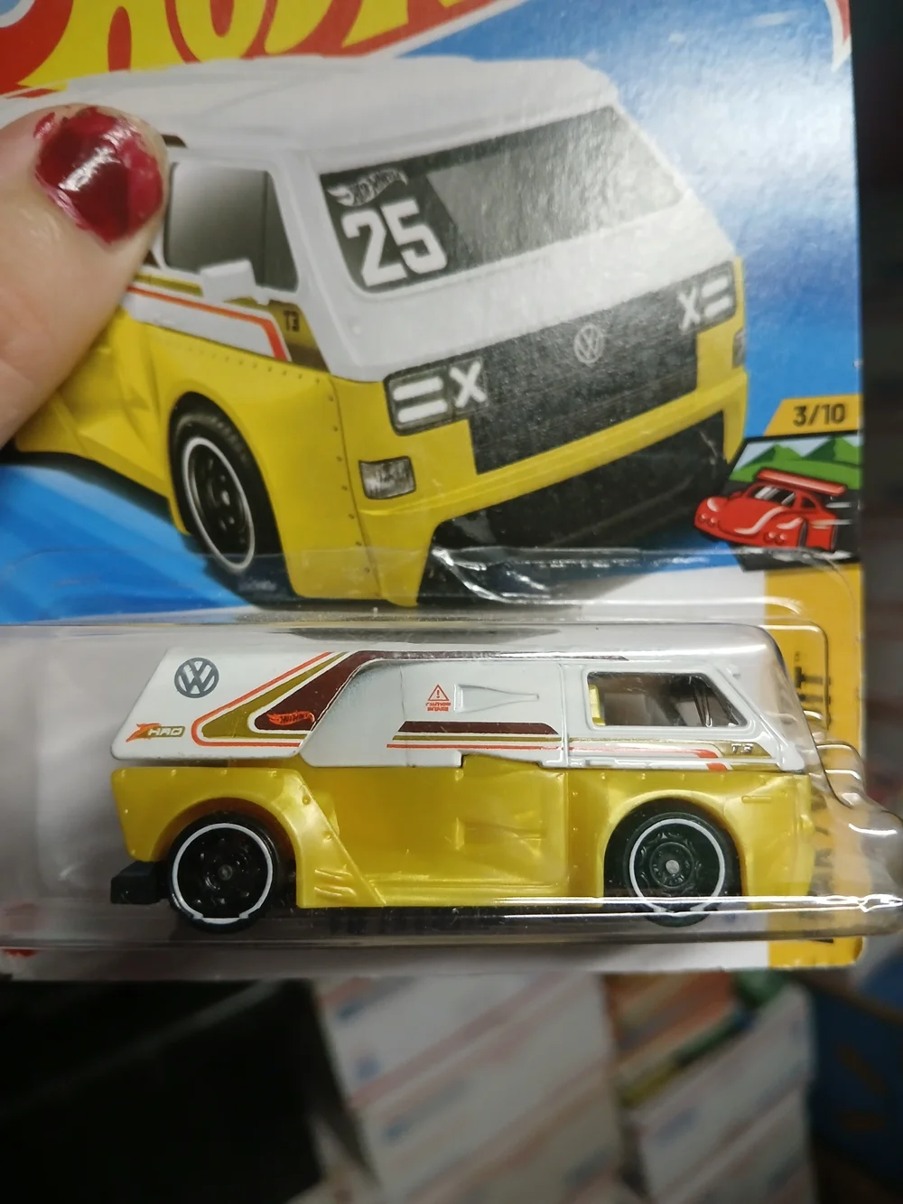 Hot Wheels VW T3 Custom from the 2025 HW Peak Pursuit series (number 3/10, mainl